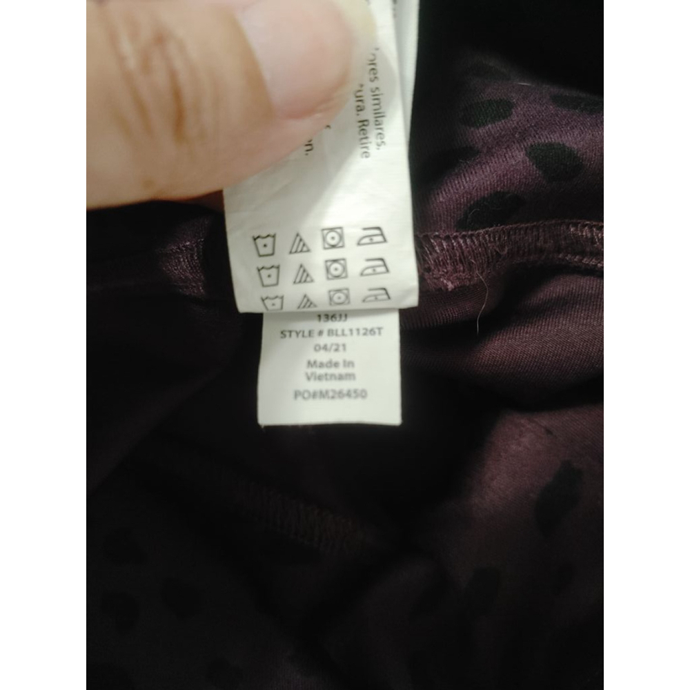 Bundle of 2 Butter Soft Women's Balance Collection Leggings Size M Purple Black - Picture 8 of 11